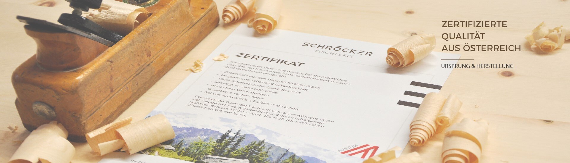 Schlafsysteme mit Zirbenholz - garantierte Qualität aus Österreich Das Zirbenbett