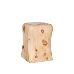 Swiss stone pine wood stool