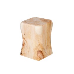 Swiss stone pine wood stool