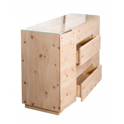 Swiss stone pine chest of drawers Milano