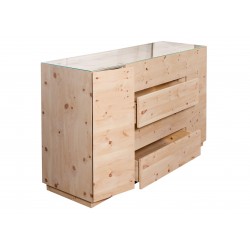Swiss stone pine chest of drawers Milano