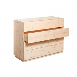 Swiss stone pine chest of drawers KLASSIK