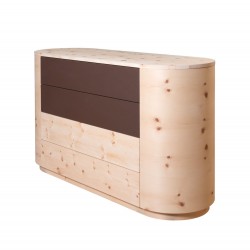 Swiss stone pine chest of drawers Elegant 3000