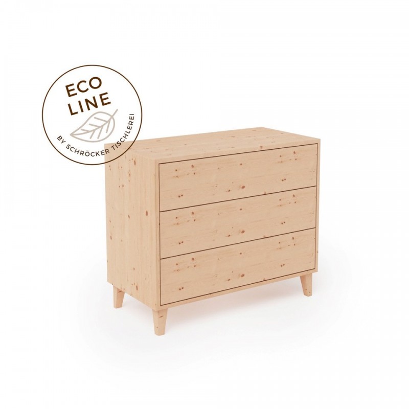 Swiss stone pine chest of drawers Eco Natur