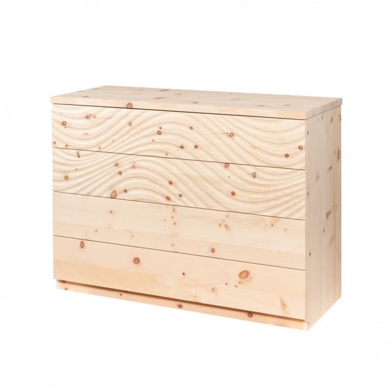 Swiss stone pine chest of drawers NATURWELLE